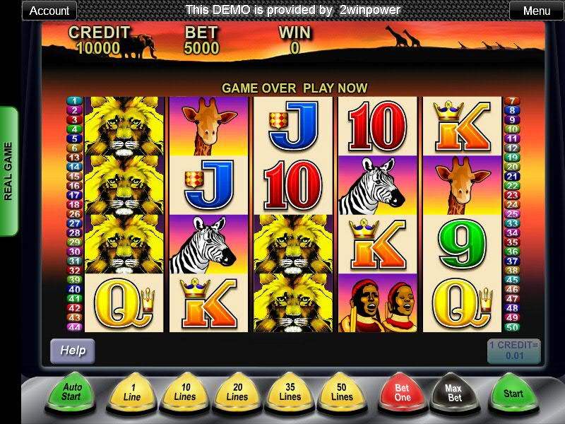 fifty lions free slots