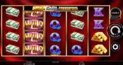 Gold Cash Free Spins slot game first screen