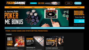 TigerGaming Casino Poker Me Bonus